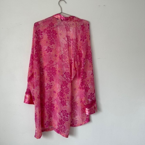 Paisley Babydoll Lingerie Nightgown - Picture 3 of 4